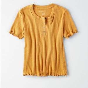 American eagle short sleeve Henley